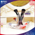 Acrylic Makeup Brush Holder with Lid